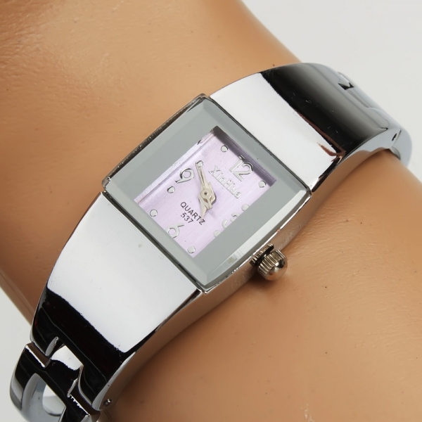 Square Dial Bracelet Stainless Steel Watch