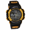 New Classic Waterproof Sport Wrist Watch - Orange & Black