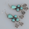 Elegant 4Pcs Turquoise Earrings