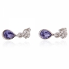 Exquisite Droplet Crystal Stud Earrings