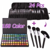 168 Full Color Eyeshadow Palette with 24pcs Makeup Brush Set